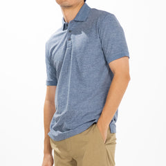 era-won Polo shirt, short sleeves, slim fit, Polo Golf Alway Fresh, color NAVY