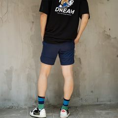 era-won กางเกงขาสั้น รุ่น era-won casual sports สี Navy มี Logo