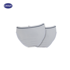 ENFANT (Enfant) Seamless underwear for boys, age 4-12 years, size S-XL, pack of 2, gray 