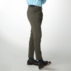 era-won long pants, elastic waist, model GOLF FABRIC PANTS (065V9), color Olive 