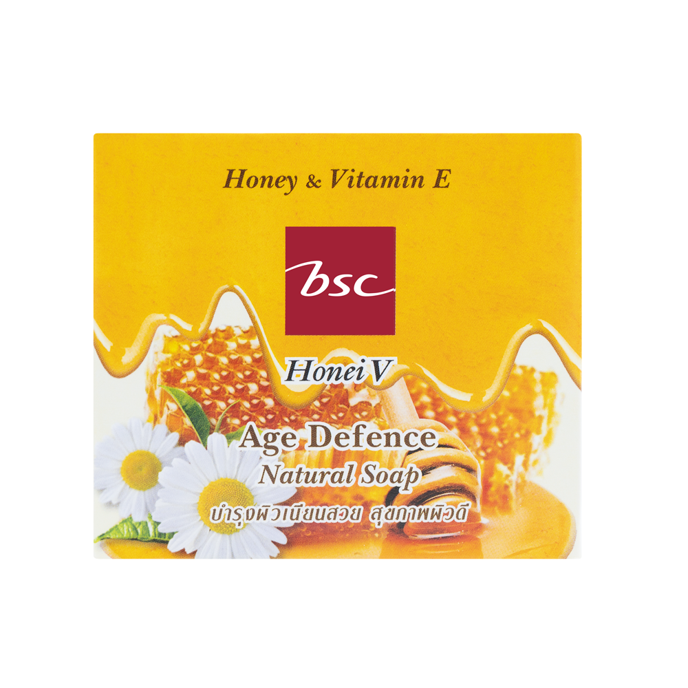 Age Defense Natural Soap, facial soap, honey and vitamin E formula