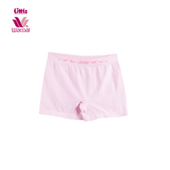 Little Wacoal (Little Wacoal) Seamless Boxer Shorts for Girls, for children aged 4-12 years, size S, pack of 2, pink