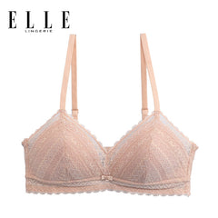 ELLE lingerie Paddedbra, wireless bra, lace fabric (Retro Lace) LB6735
