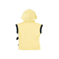ENFANT Ongfont Sleeveless Hoodie + 3/4 Pants, Sea Turtle Collection, Leatherback Turtle Print, Cotton Satin Blend, 6 Months - 8 Years, Yellow 