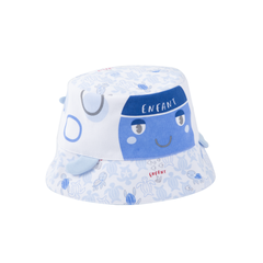 ENFANT Aungfont Children's Bucket Hat, Sea Turtle Collection, Printed with Leatherback Turtle, Cotton and Spandex Fabric, for children aged 3-12 months.