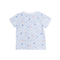 ENFANT อองฟองต์ ชุดเสื้อแขนสั้น+กางเกงสามส่วน คอลเลกชั่น เต่าทะเล พิมพ์ลายเต่ามะเฟือง ผ้าคอตตอนผสมสแปนเด็กซ์ สำหรับเด็กอายุ 3-24 เดือน