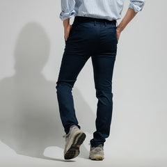 era-won Workday University - R long slacks, Super Skinny style, with elastic, Dark Blue (navy) 
