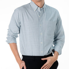 era-won Oxford shirt Mercerizing REPUBLIC OF CHECK color