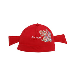 ENFANT Baby Round Hat with Single Golden Dragon Print, Cute, Size 0S - 0M