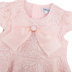 ENFANT (Enfant) Cup sleeve dress set for children 6 months - 8 years, rose pattern, pink 