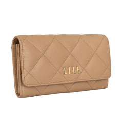 ELLE BAG QUITING WALLET Wallet, genuine cowhide leather EWW163 