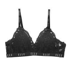 ELLE Lingerie Padded bra, non-wired bra with lace decoration - LB6719