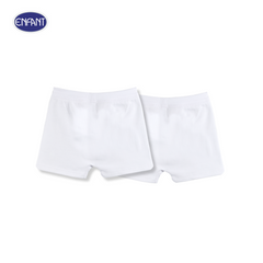 ENFANT (Enfant) Boys' underwear for children aged 2-12 years, size XS-XL, cartoon print, pack of 3, mixed patterns, white