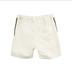 ENFANT Ongfont shirt + shorts set for children aged 6 months - 8 years, Lemon collection, cotton mixed with satin, orange color 