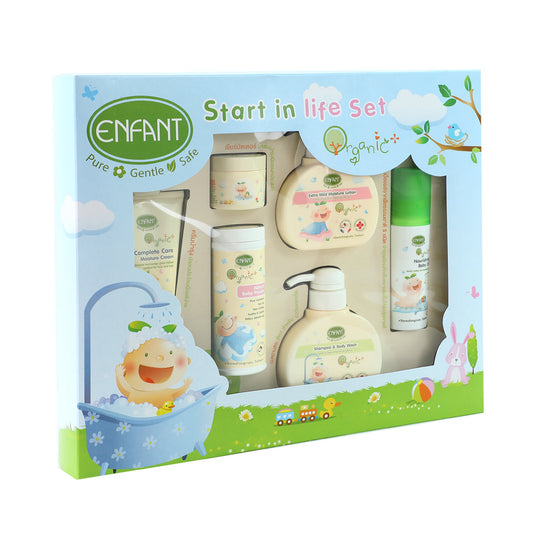 Enfant อองฟองต์ Organic Start In Life Set เซ็ตสุดคุ้ม สำหรับเด็กแรกเกิด เอาใจคุณแม่แรกคลอดกับไอเท็ม 6 ชิ้น