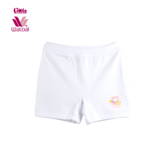 Little Wacoal (ลิตเติ้ล วาโก้) กางเกง Boxer เด็กผู้หญิง สำหรับเด็กอายุ 2-12 ปี ไซซ์ XS-XL พิมพ์ลายการ์ตูน แพ็ค 2 ตัว สีขาว