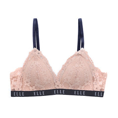 ELLE Lingerie Padded bra, non-wired bra with lace decoration - LB6719