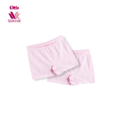 Little Wacoal (Little Wacoal) Seamless Boxer Shorts for Girls, for children aged 4-12 years, size S, pack of 2, pink