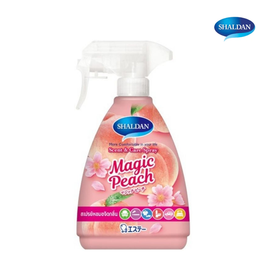 SHALDAN SCENT &amp; CARE SPRAY, MAGIC PEACH scent, size 380ml.