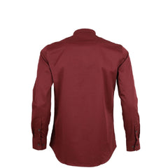 GUYLAROCHE Chinese collar shirt, plain color, logo embroidery (BAB6201P3)