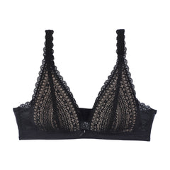 BSC Lingerie Sexy Lace Underwear Wireless Bra Triangle Cup Style - BB3333
