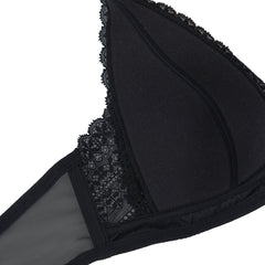 BSC Lingerie Sexy Lace Underwear Wireless Bra Triangle Cup Style - BB3333