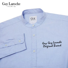 Guy Laroche เสื้อเชิ้ตคอจีนสีพื้น รุ่นขายดี (DAC6260P3)