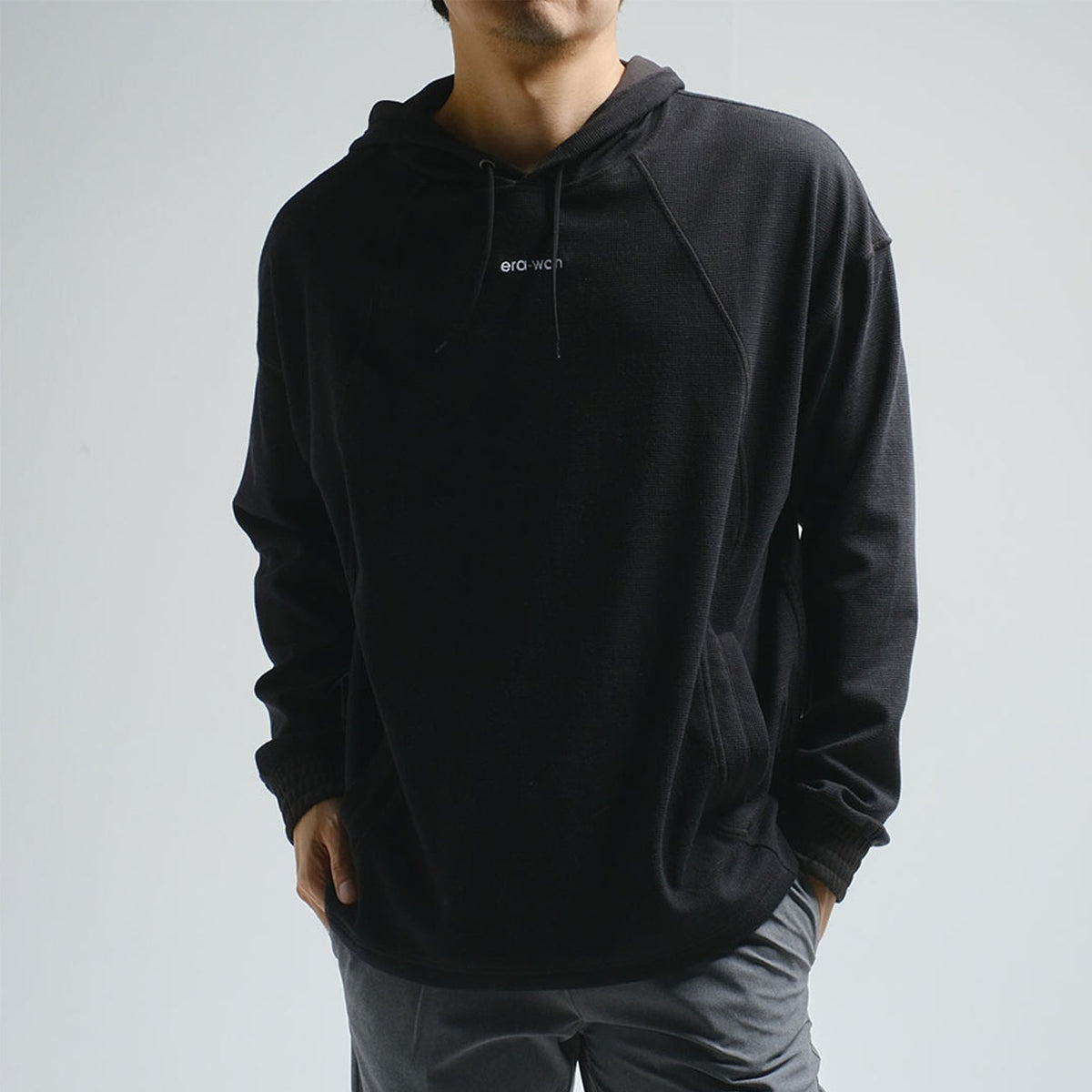 era-won Hoody Sportwear Zinc X-Black