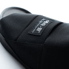 era-won Slide Sandals model S2-STRAP ON, heel strap, black color, Black