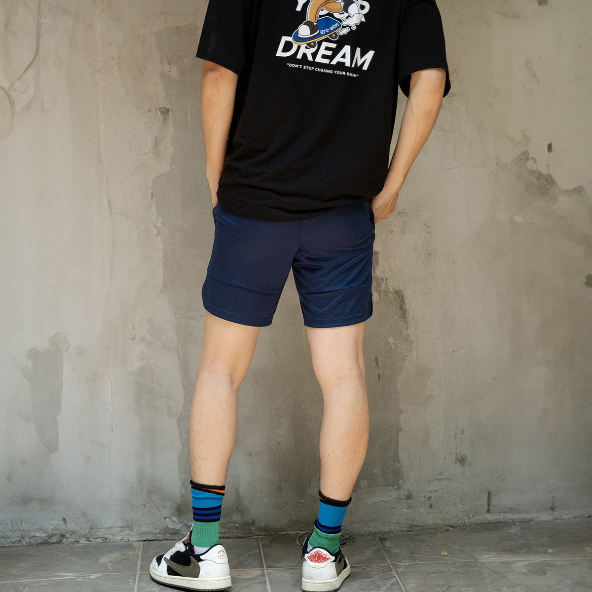 era-won กางเกงขาสั้น รุ่น era-won Casual Sports สี Navy