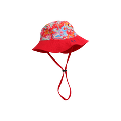 Enfant (Enfant) Bucket Hat, can be worn on both sides, Festive Collection, welcome the Year of the Golden Dragon, red