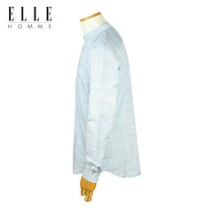 ELLE HOME Chinese collar long-sleeved shirt