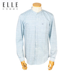 ELLE HOME Chinese collar long-sleeved shirt