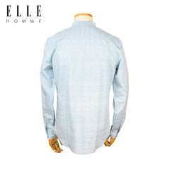 ELLE HOME Chinese collar long-sleeved shirt