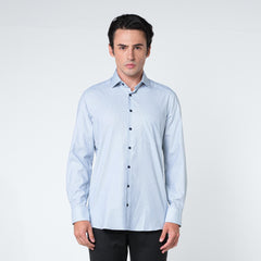 OLYMP 24/Seven LUXOR Shirt, temperature-controlled shirt, green-navy