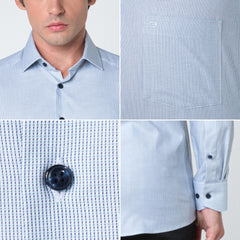 OLYMP 24/Seven LUXOR Shirt, temperature-controlled shirt, green-navy