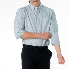 era-won Oxford shirt Mercerizing REPUBLIC OF CHECK color