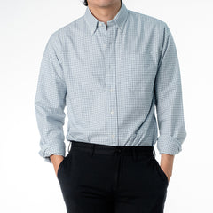 era-won Oxford shirt Mercerizing REPUBLIC OF CHECK color