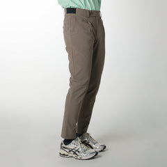 era-won long pants, elastic waist, model GOLF FABRIC PANTS (065V9), color Brown 