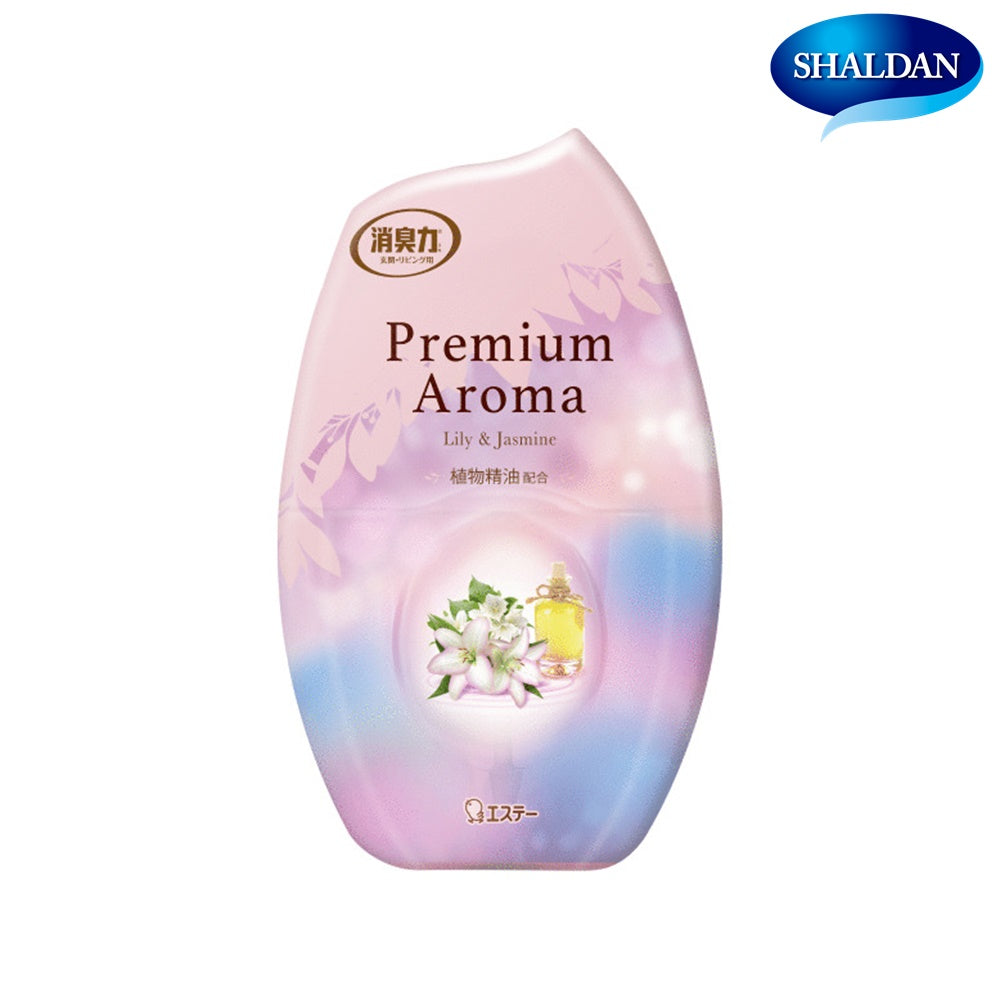 SHALDAN Shochu Riki Premium Aroma Air Freshener for Room, Sweet Lily &amp; Jasmine scent, 400 ml.