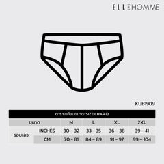 ELLE HOMME | Pack of 5 pieces, men's underwear, 100% cotton | KUB1909R3 