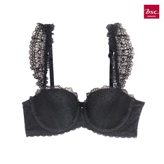 BSC lingerie, MOLD bra set, underwire bra, removable shoulder straps, with additional PAD BB6565 BL