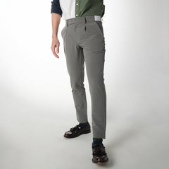 era-won long pants, elastic waist, model GOLF FABRIC PANTS (065V9), color Grey 