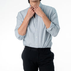 era-won Oxford shirt Mercerizing REPUBLIC OF CHECK color