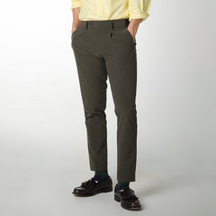 era-won long pants, elastic waist, model GOLF FABRIC PANTS (065V9), color Olive 