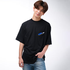 era-won Oversize T-Shirt Arttoy Limited Collection Black 