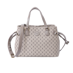 ELLEBAG กระเป๋าสะพาย MONOGRAM STYLE HANDBAG COLOR BROWN EWH901
