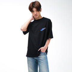 era-won Oversize T-Shirt Arttoy Limited Collection Black 