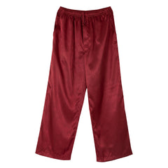 Guy Laroche Long-sleeved pajamas, short sleeves, satin fabric, printed stripes (JPP7911R2)