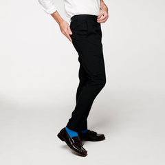 era-won Cropped pants, Luxury details model, Black color 